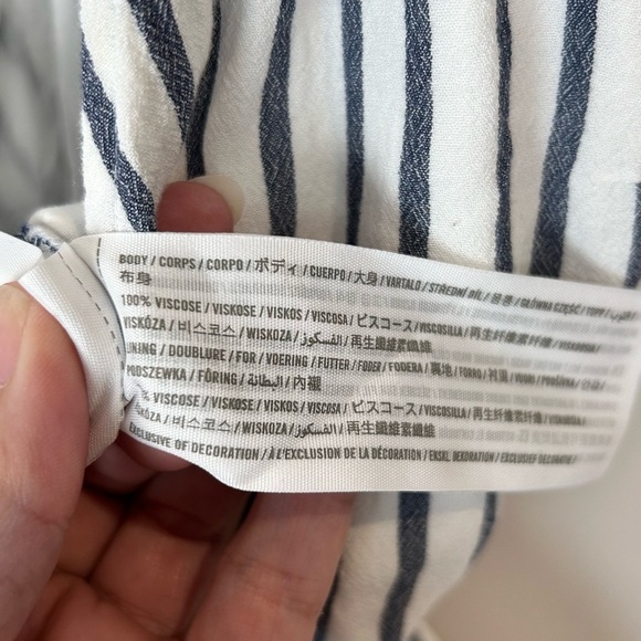 Abercrombie & Fitch romper with shorts & tank, S, stripes, Preppy Coastal Beach - Picture 7 of 9